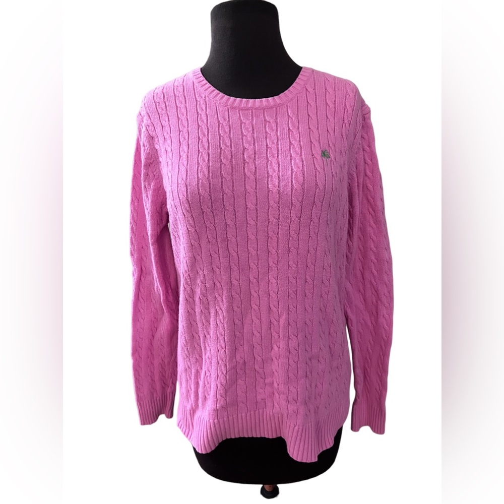 Lilly Pulitzer Cabke Sweater Pink Large